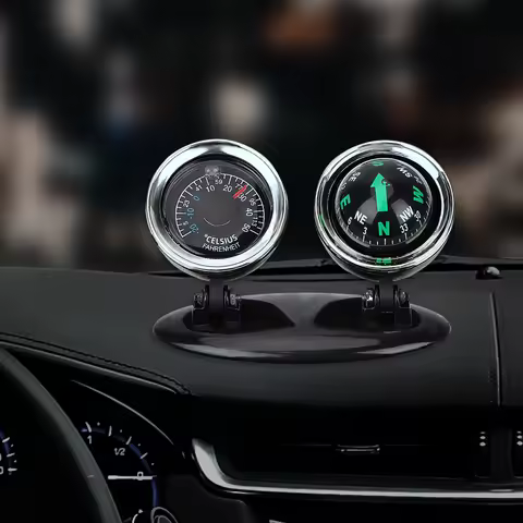 Vehicle Automotive Accessories Car Ornaments Direction Dashboard Ball Car-styling 2 in 1 Guide Ball 