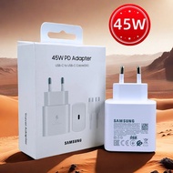 Samsung 45W Usb C Charger Galaxy S25 Ultra S24 Ultra A56 A36 A55 F56 M56 Z Fold 6 5 Tab S10+ EU Adap