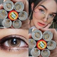Kwanusa  จัดรุ่นที่มีพร้อมส่ง brown gray สายตา -00 ถึง -1000  Pitchy บิ๊กอาย คอนแทคเลนส์