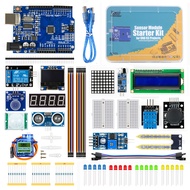 KUONGSHUN Sensor Module Starter Kit for Arduino Set R3 0.96 OLED 1602 LCD Display with Tutorial for 