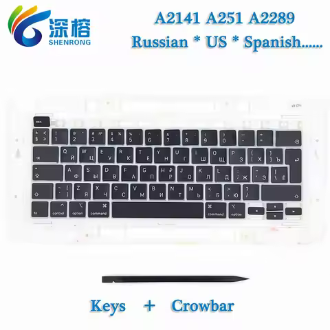 LL Earn A2141 A2289 A2251 Keys Key Cap Keycaps Keyboard Clips Hinge For Apple Macbook Pro Retina Lap