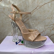 5 Inch Classy Elegant Pageant Heels Glass heels 36-40