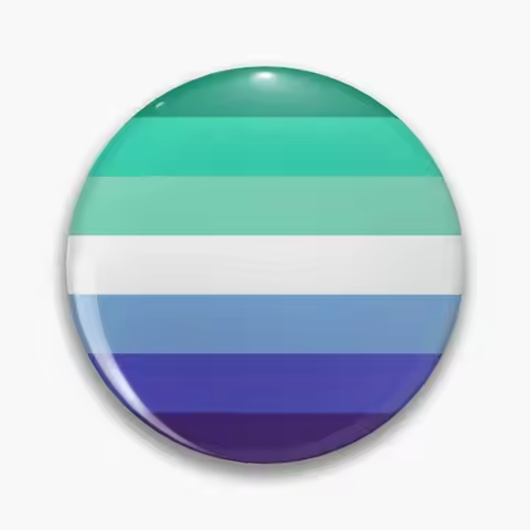 MLM Gay Pride Flag Pin Buttons Brooches Jewelry Accessory Customize Brooch Fashion Lapel Badges