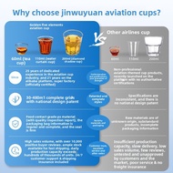 Disposable Cup Thickened Aviation Cup Hard Cup Batch Transparent Plastic Cup Space Cup High-End Wate