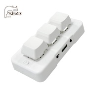 MK321-Pro Customized Keyboard Mechanical Blue Switch RGB Light 3-Mode USB+2.4G Wireless+Bluetooth Co