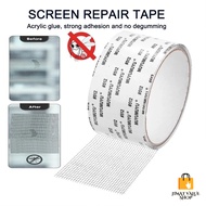 Window Screen Repair Kit Strong Adhesive Fiberglass Mesh Tape / Pita Jaring Fiberglass Pelekat Kuat