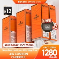 【12Packs】Botare Hanging Box Tissue Jumbo Size 175x175mm Extra Soft 4-Ply