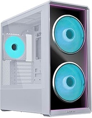 Lian Li LANCOOL 217 INF Infinity Mirror Computer Case, Mid-Tower ATX PC Case w/ 3 Pre-Installed Fans