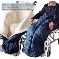 Wheelchair blanket with zipper and fluff, adult wheelchair cover Wheelchair comfort Wheelchair warm cover