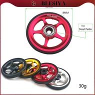 blesiya -light Folding bike Wheels Bicycle Refit for Brompton Bicycle Pushing Folded Bicycle Transpo