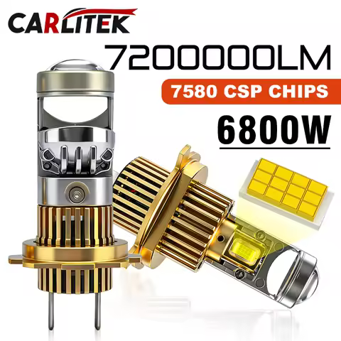 H7 H4 Led Lens 1:1 Wireless H11 H8 H9 Led Projector 9005 9006 HB3 9012 Car Headlight Plug&Play Mini 