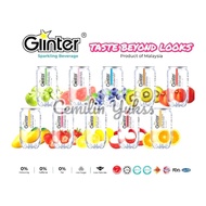 Gloter Sparkling Beverage With Fruit Flavor 350ML Fruit Flavored Soda Drink 0 Cafein 0 Fat 0 Colorin