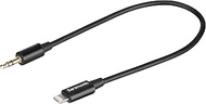 Saramonic 3.5mm TRS Male to Apple Lightning Connector Microphone & Audio Adapter Cable 9" (22.86cm)
