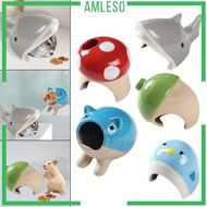 [Amleso] Cartoon Shape Hamster Cage Hideout Cave ,Chinchillas Small Animal