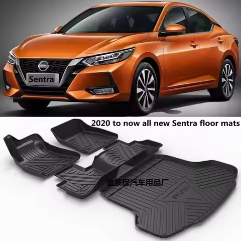 Use for Nissan Sentra car carpet Nissan Sentra car floor mats trunk Full Set Trim to Fit For Nissan 