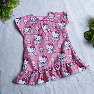 Sultan fadin kids Dress kids 1 2 3 4 Years Old Cartoon Character motif Fat polka Fat Girl Clothes Ch