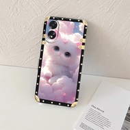 HP 1533 Oppo A18 - A38 - A17 - A17K - CAT MOTIF Cellphone Case Premium Silicone Cellphone Protective
