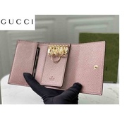 CC Bag Gucci_ Bag LV_Bags 456118 key case REAL LEATHER Compact Long Wallets Chain Wallet Pouches Key Card Holders Phone Cases PURSE CLUTCHES EVENING 4B3X K8OO