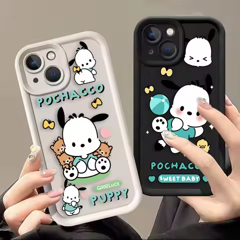 Cute P-Pochacco Dog Phone Case For VIVO Y03 Y04 Y17S Y19S Y20 Y21 Y22S Y27 Y28 Y29 Y35 Y36 Y39 Y50 Y