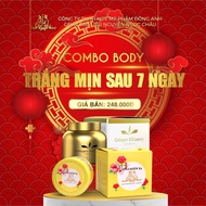 [HCM]COMBO KEM DƯỠNG BODY COLLAGEN X3 LUXURY + KÍCH TRẮNG X3 MỸ PHẨM ĐÔNG ANH