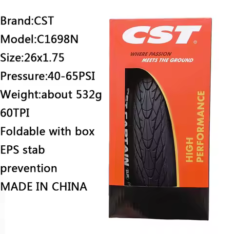 CST C1698N 26X1.75 27.5*1.75 Mountain MTB Bike half bald Road Bicycle tire puncture-proof BMX Foldin