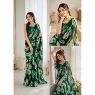 Georgette Flower Saree