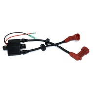 6B4-85570 Ignition Coil For Yamaha Outboard Motor 2 Stroke 9.9D 15D 6B3 6B4 New Model 6B4-85570-00 B