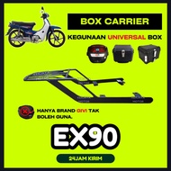 DAYANG EX90 NEW OLD LAMA BARU V1 BOX CARRIER BRACKET PVC KOTAK BESI BELAKANG REAR EURO MV TABAK KAKI