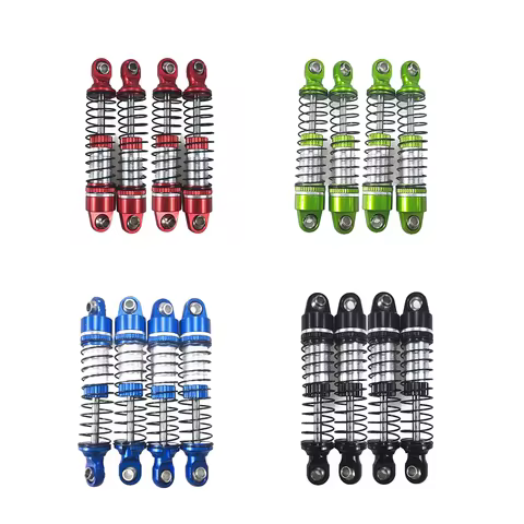 Rc Crawler Accessories Aluminum Shocks Absorbers Damper for 1/18 RC Crawler TRX4M TRX-4M Bronco Defe