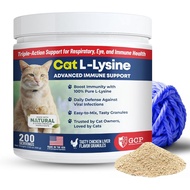 Guardian’s Choice L-Lysine for Cats, Cat Lysine Powder, 200 Servings | Help Your Cat Stay Healthy & 