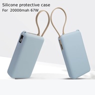 Case For Xiaomi 20000mAh 67W SuperCharge Power Bank Protective Case Silicone Soft Cover with Dust Pr