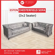 [FREE SHIPPING] MF DESIGN ESTEN 2+3 CHESTERFIELD SOFA 5 SEATER SOFA SET Sofa Living Room Sofa Big Si