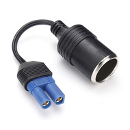 Car Jump Start Power Bank EC5 Connector to 12V Cigarette Lighter Female Socket Adapter Cable 17cm