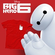 Big Hero 6 Baymax Shirt Cute Design Red Round Neck