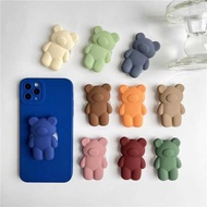 Cartoon Cute Bear Finger Plain ColorRing Phone Holder Phone Ring Holder Cute Phone Holder