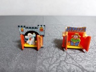 [絕版]  全套  Kinder Surprise 健達出奇蛋玩具 - K97 N1, 2  機關堡壘  #vintage#Kinder Toy#90s#經典#創意#益智
