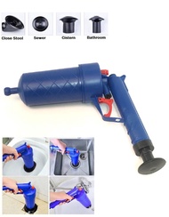 All In 1 Air Toilet Pump For Kitchen Sink .Bathroom Clog Toilets Bowl Basin Clog