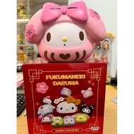 ORIGINAL Blind box Squishy Jumbo SANRIO original cpcm Fukumaneki Daruma - Texudo sam