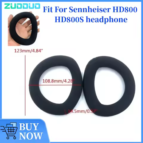 Replacement foam Ear Pads pillow Cushion Cover for Sennheiser HD800 HD800S Gaming Headphone Headset 