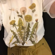 2025 NEW Dandelion Botanical Graphic Tshirt Hiking Shirt Botanical Pr 14CY