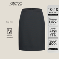 G2000 กระโปรงสูทสำหรับผู้หญิง ทรง Pencil Skirt Slim Fit รุ่น 5625282199 สีดำ