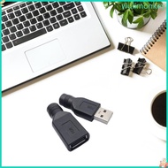 WU USB to DC5521 Power Adapter Male Female to Female Charging Converter Connector