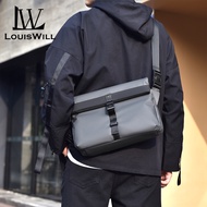 LouisWill Men Fashion Shoulder Bags Messenger Bag Cross Body Bags Waterproof Cross Body Bag Large Ca