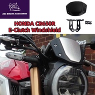 Honda CB650R E-Clutch Windshield Motorcycle Windscreen Visor Wind Deflector (2025 yrs)
