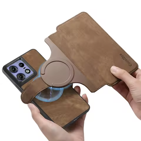 Edge 50 60 Fusion 5G Flip Case For Motorola Edge 60 Pro Detachable Leather Wallet Funda Moto Edge 50