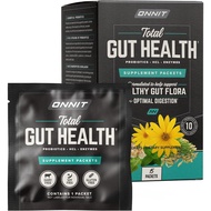 ONNIT Total Gut Health 15 Packets - Complete Probiotics &amp; Digestive Enzyme Supplement for Women &amp; Men - 5 Strains of Probiotics, Prebiotics, Enzymes, Betaine HCL