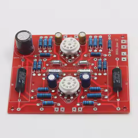 A38 DIY Stereo 12AX7 + 12AU7 Tube MM Phono Amp Board Amplifier Kit Refer Audio Note L2 Phono Amplifi