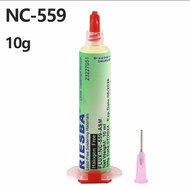 Nc-559-asm ของเหลวบัดกรีสําหรับบัดกรี Syringe Solder Paste 10ml Flux สําหรับบัดกรีไม่มีทําความสะอาดเ