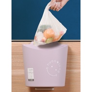 dustbin dustbin with lid dustbin for kitchen Perforation-Free Cabinet Door Living Room Hanging Stora