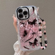 Pink Black Butterfly Feather Yarn Glory 100/90/80 Phone Case x40x30 Mirror play5 Play 20pro Style 9.